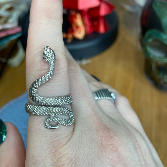 Jewelry - Silver Snake Ring for Reptile Enthusiasts